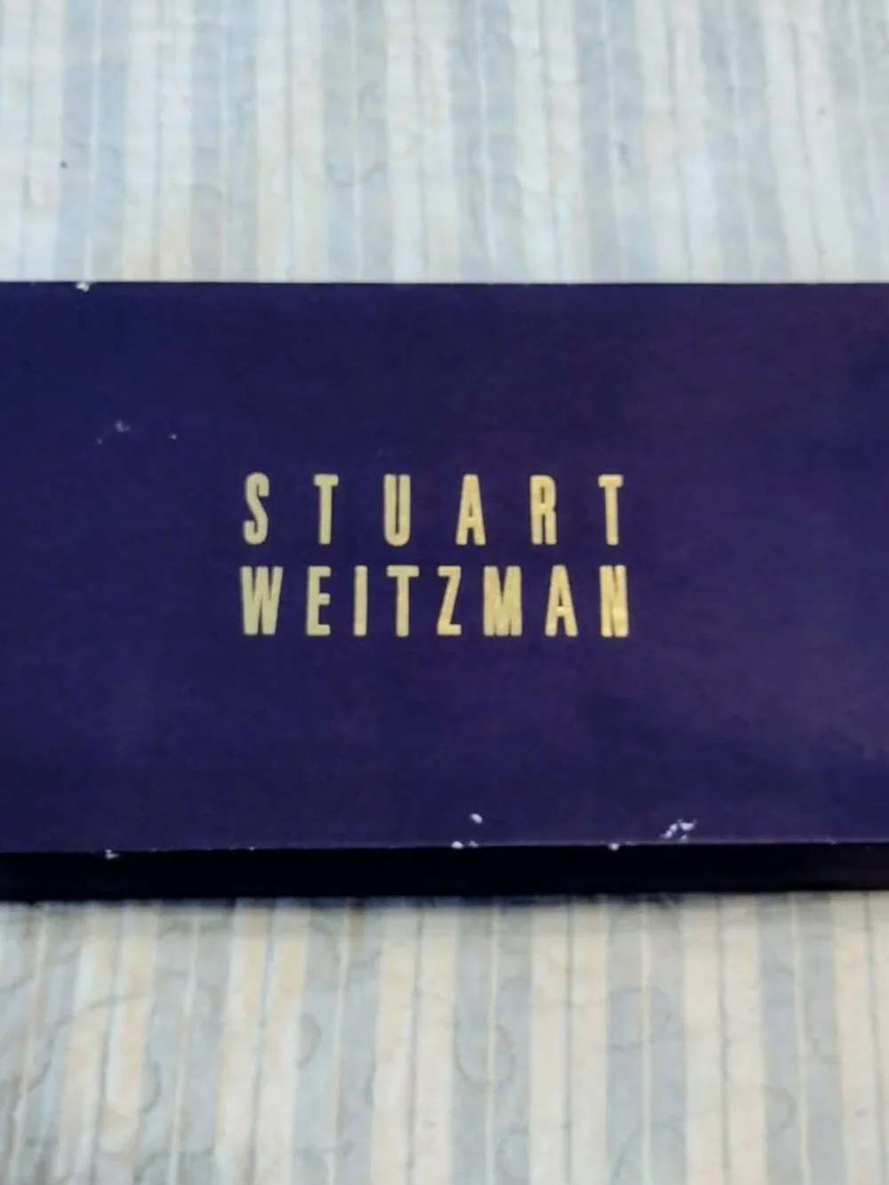 Vtg Stuart Weitzman EMPTY Designer Shoe Box 11.5